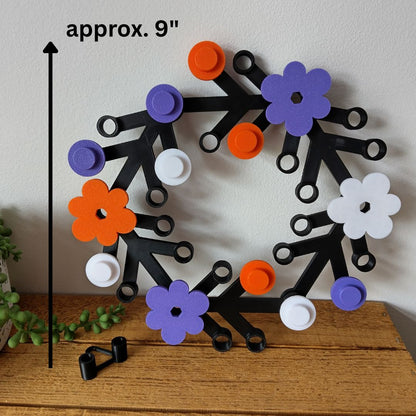 Black Halloween Wreath