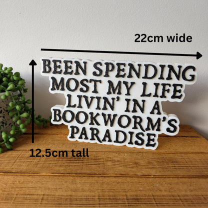 Bookworm's Paradise Sign