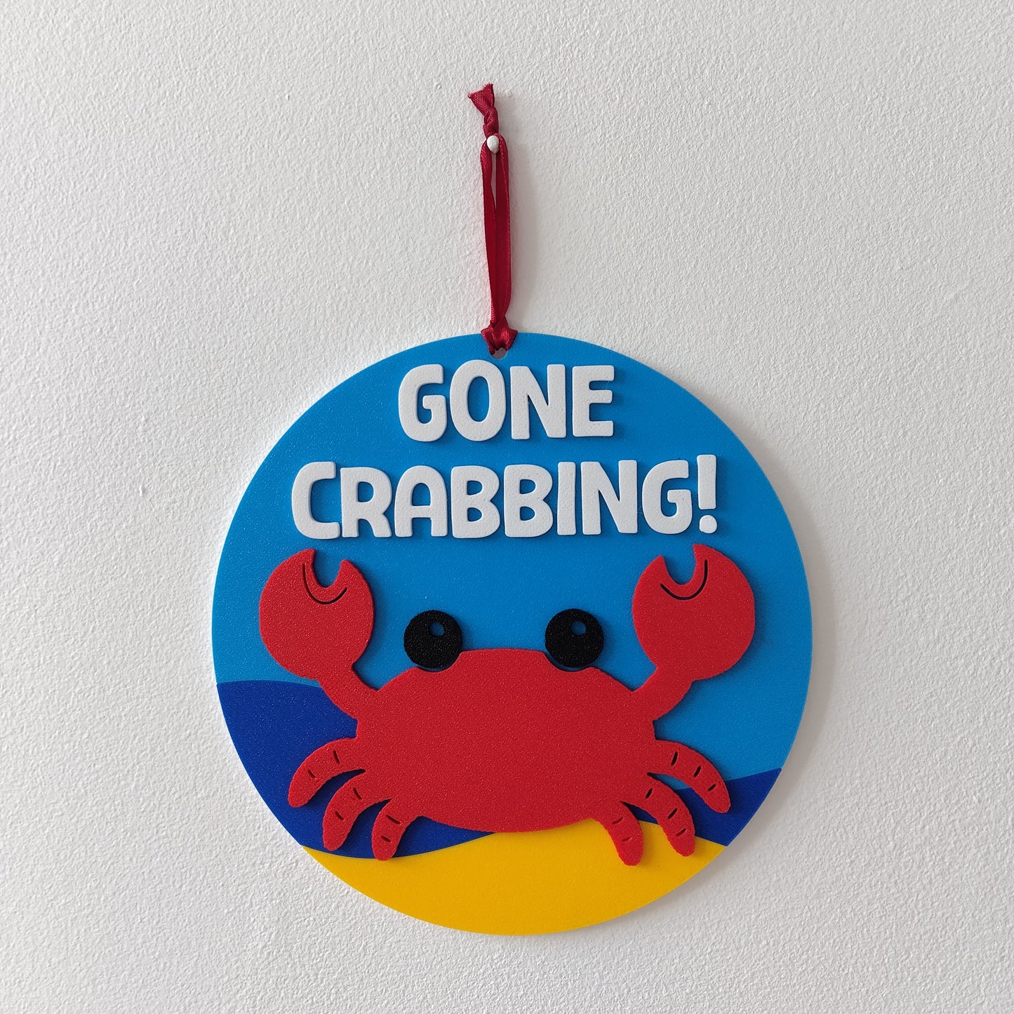 Gone Crabbing Sign