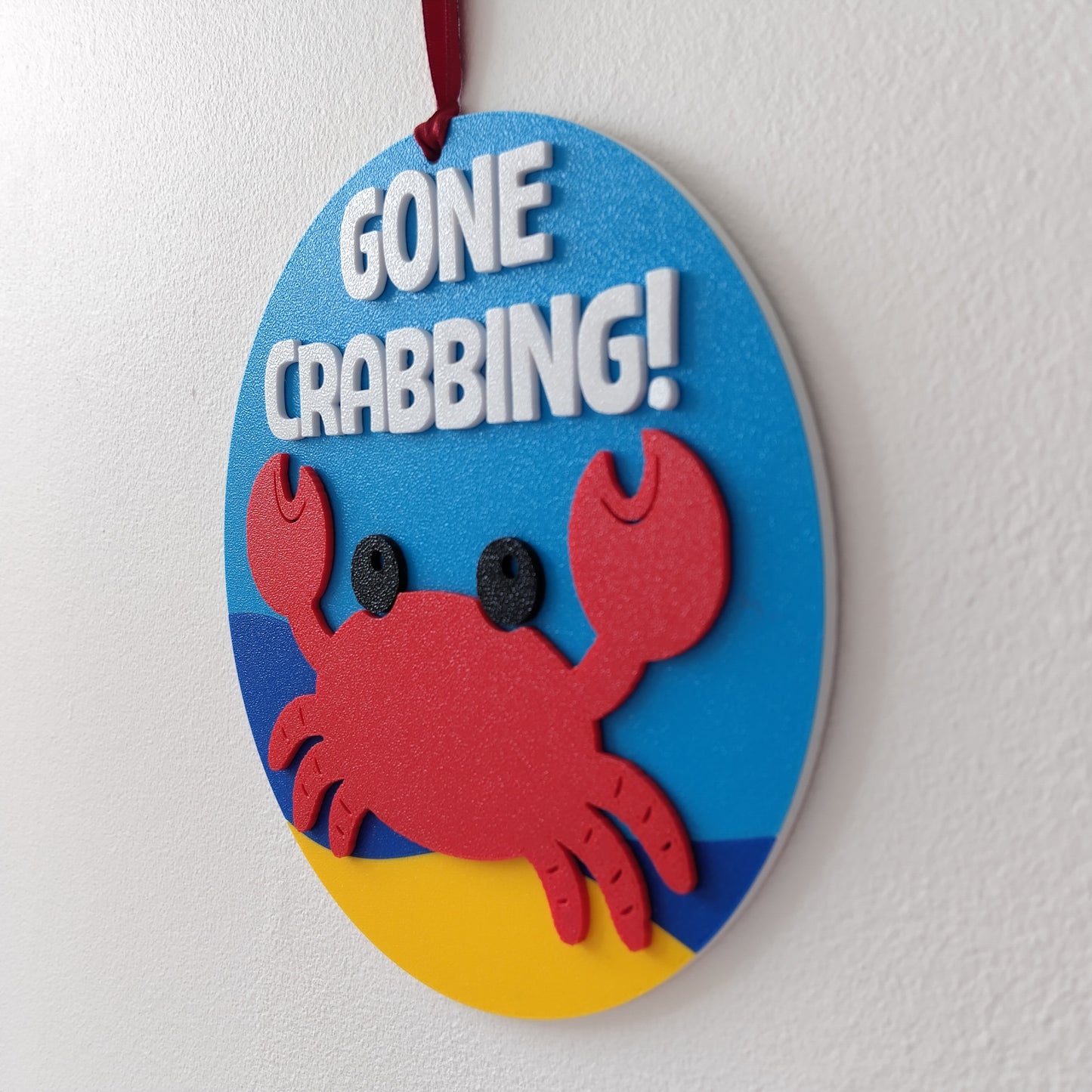 Gone Crabbing Sign