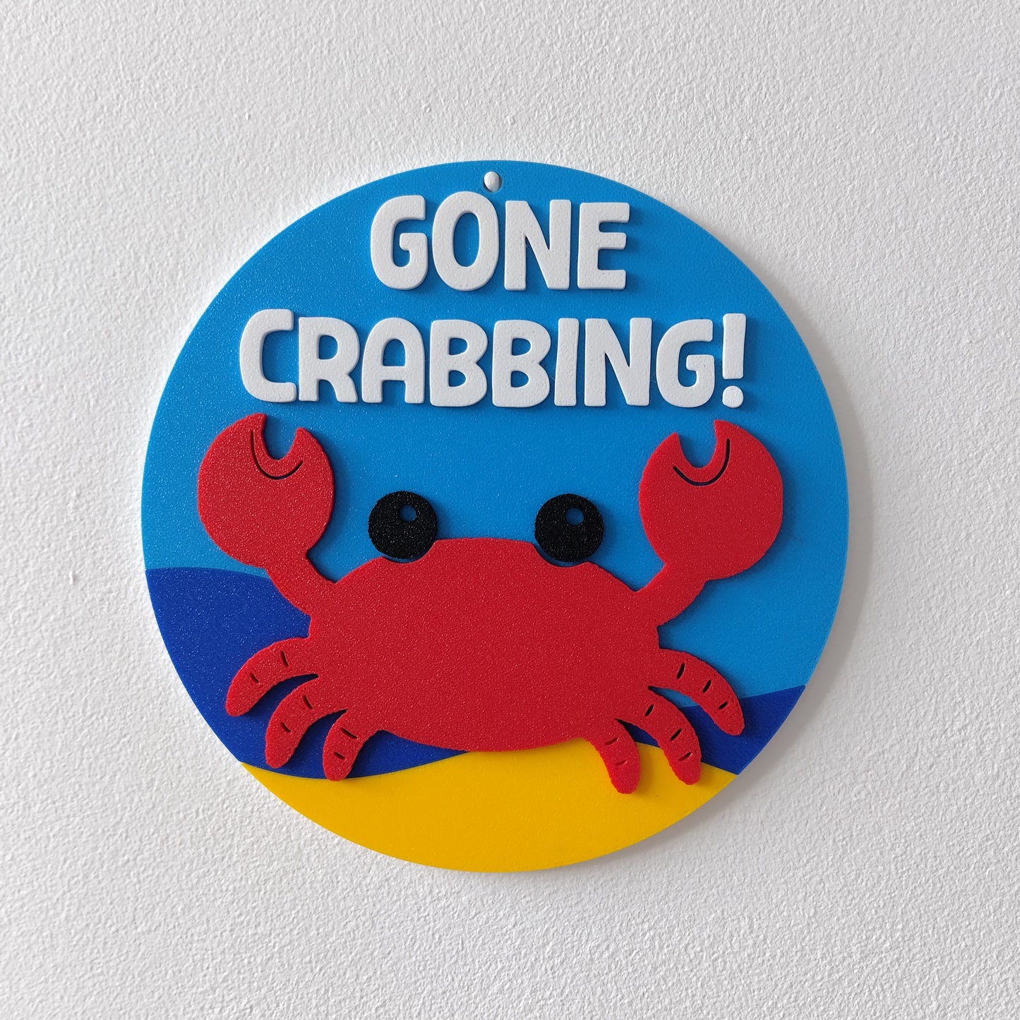 Gone Crabbing Sign