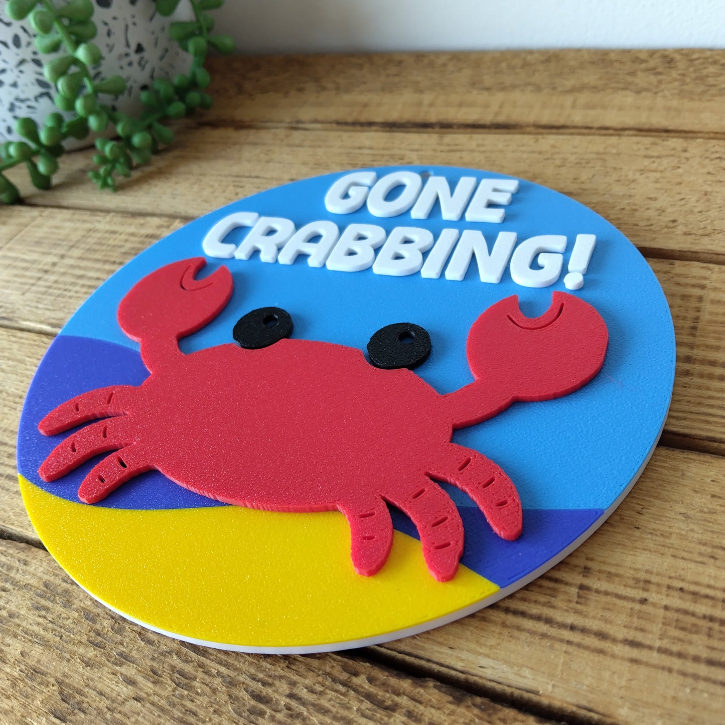 Gone Crabbing Sign
