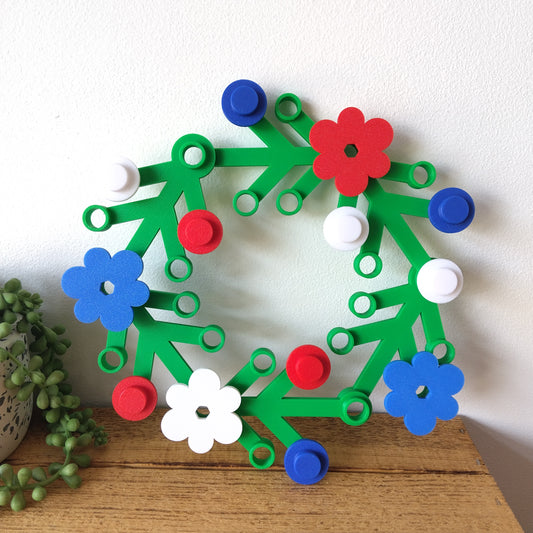 Red White and Blue Wreath