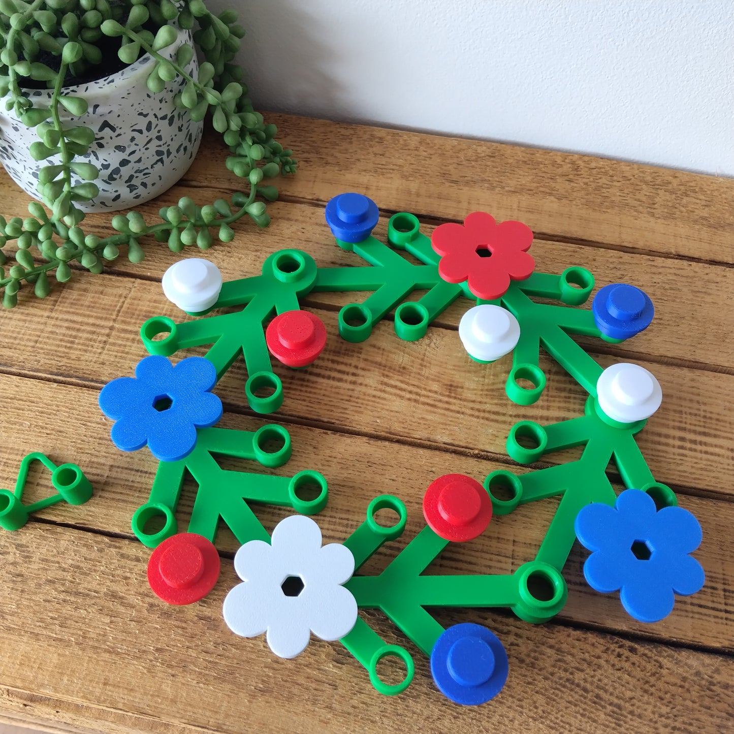 Red White and Blue Wreath