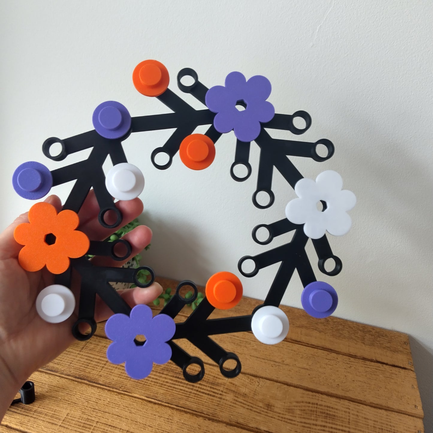 Black Halloween Wreath