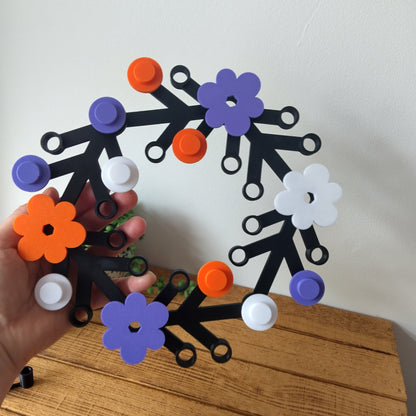 Black Halloween Wreath