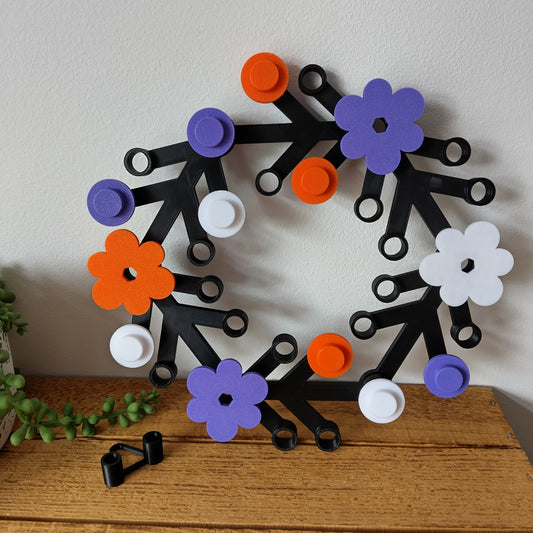 Black Halloween Wreath