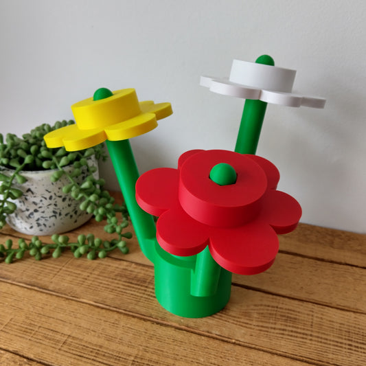 Large Classic Brick Flowers