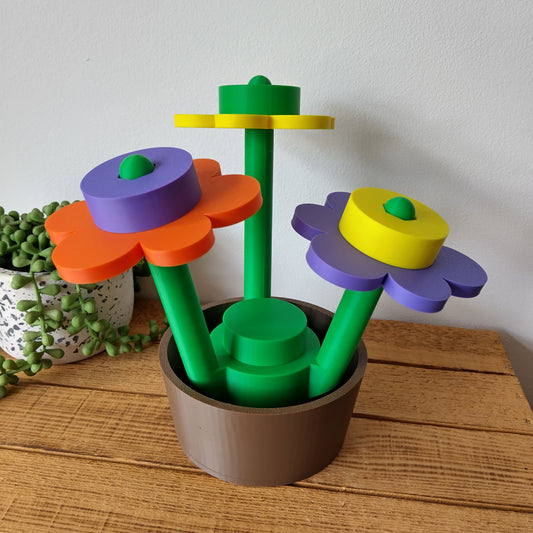 Large Circus V.1 Brick Flowers & Pot