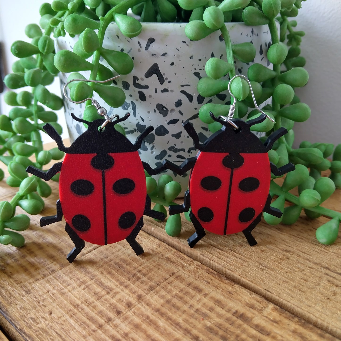 Statement Ladybird Earrings