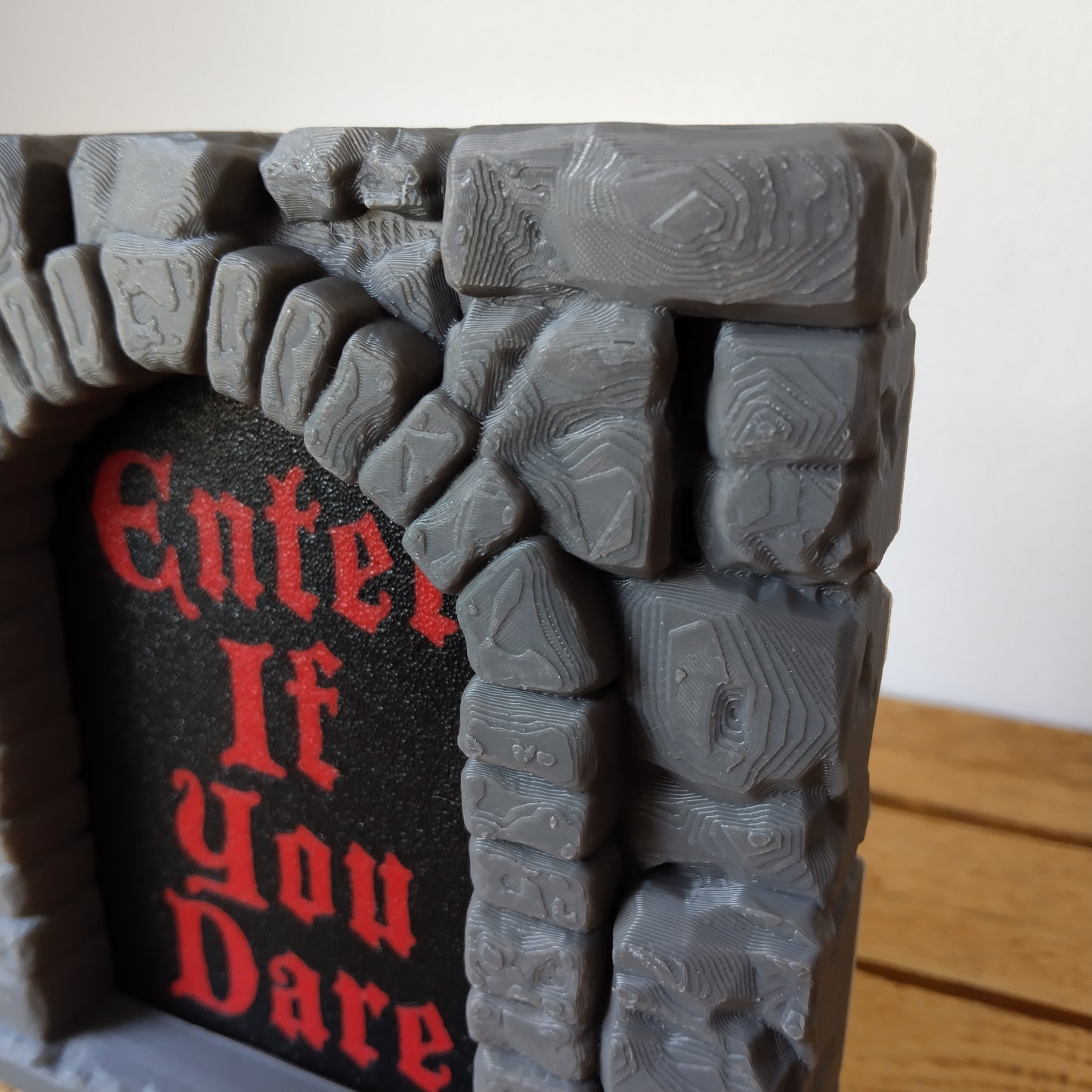 Enter If You Dare Gothic Archway Sign