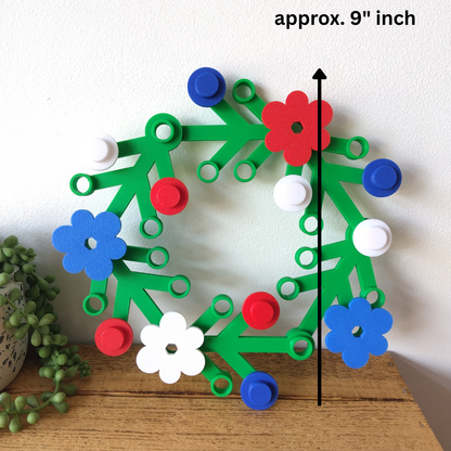Red White and Blue Wreath