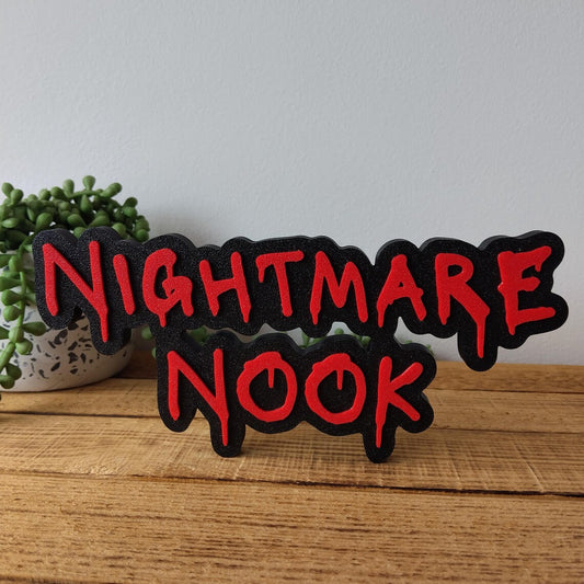 Nightmare Nook Sign