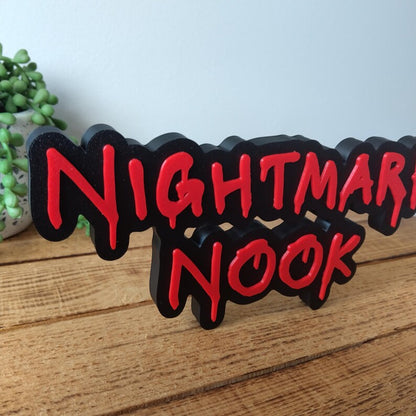Nightmare Nook Sign