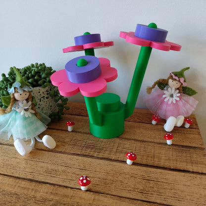 Large Fairy Garden Brick Flowers