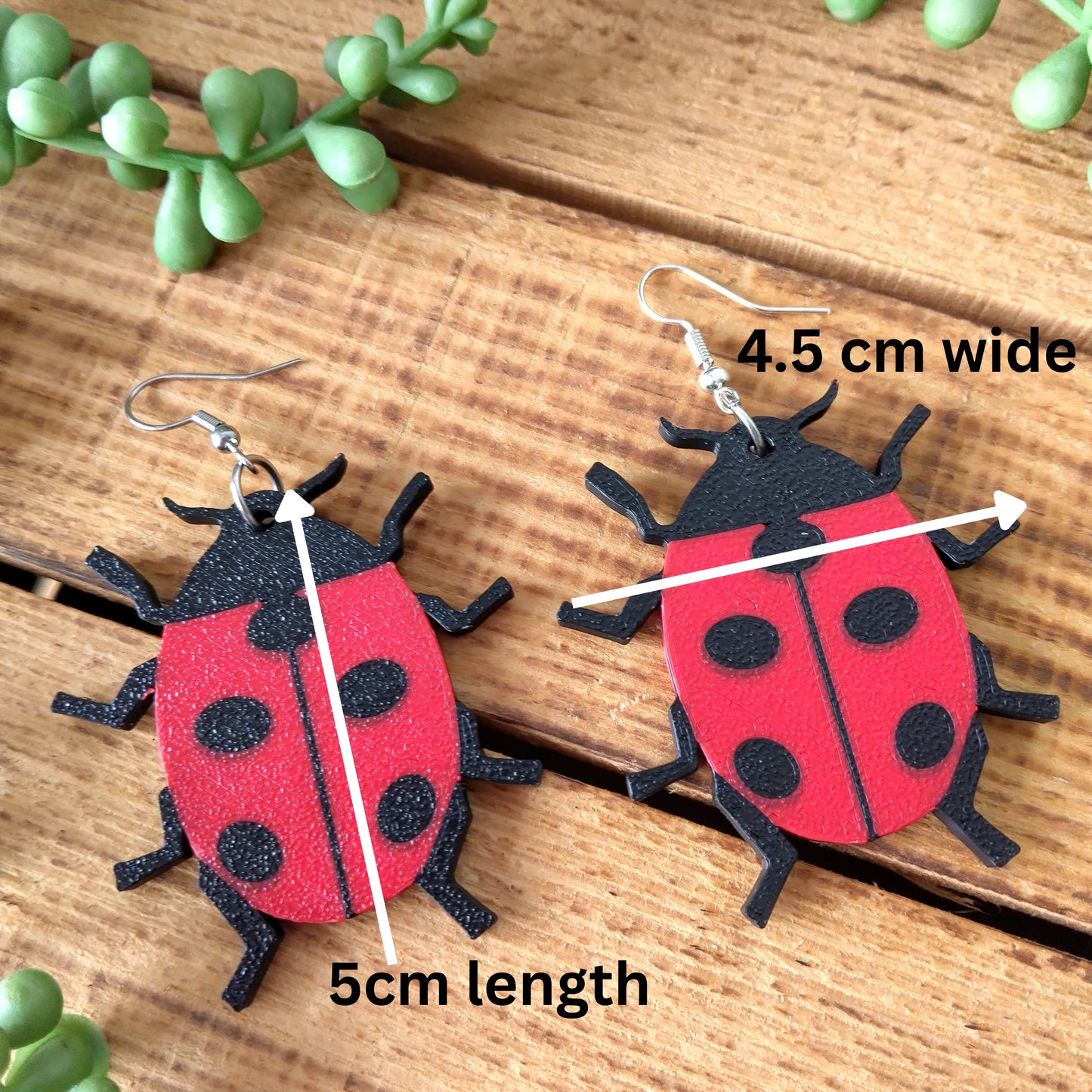 Statement Ladybird Earrings