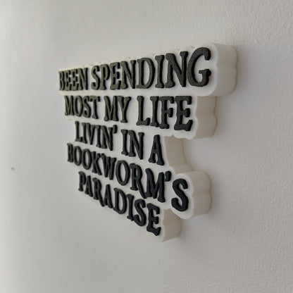 Bookworm's Paradise Sign