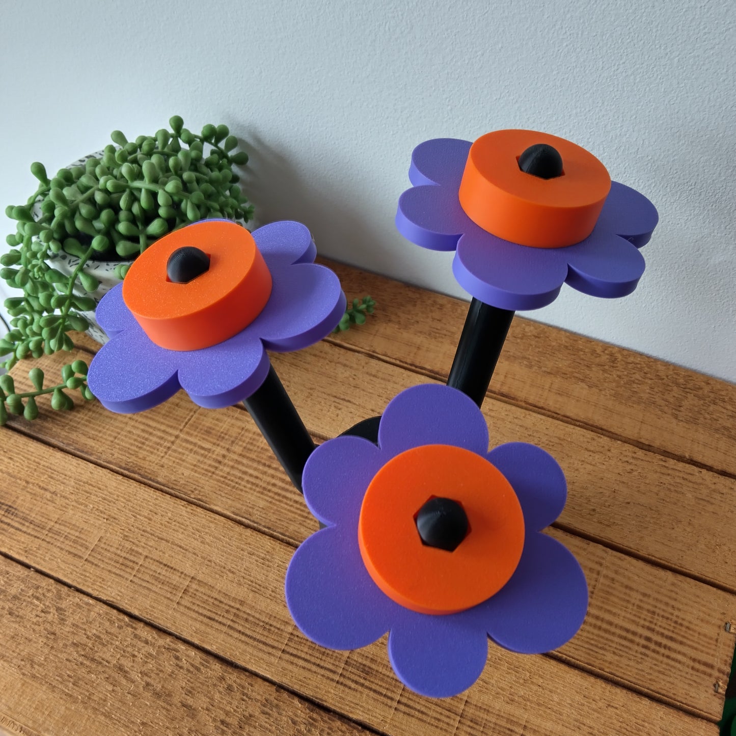 Halloween Brick Flowers